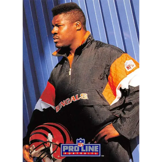 1991 Pro Line Portraits #33 David Fulcher EX-NM Cincinnati Bengals Football Card - Football Card Single
