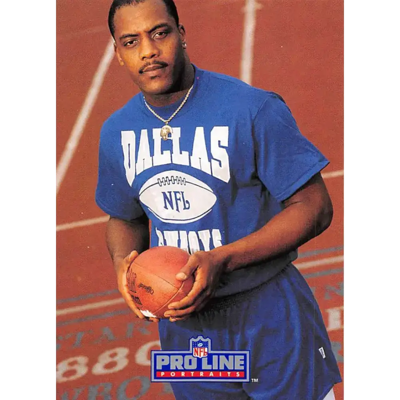 1991 Pro Line Portraits #35 Issiac Holt EX-NM Dallas Cowboys Football Card - Football Card Single