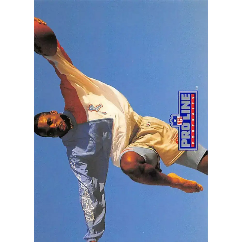 1991 Pro Line Portraits #38 Ernest Givins EX-NM Houston Oilers Football Card - Football Card Single