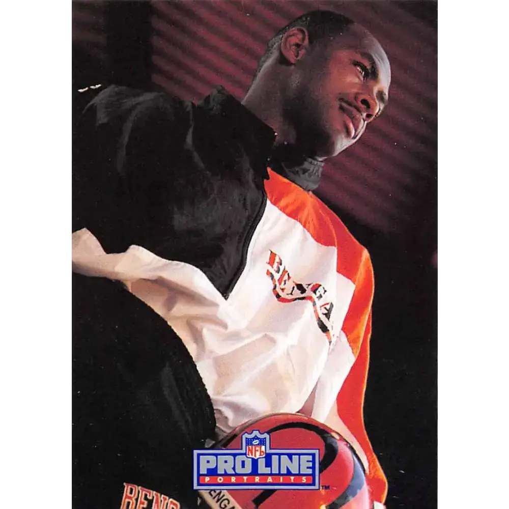 1991 Pro Line Portraits #4 James Brooks EX-NM Cincinnati Bengals Football Card - Football Card Single