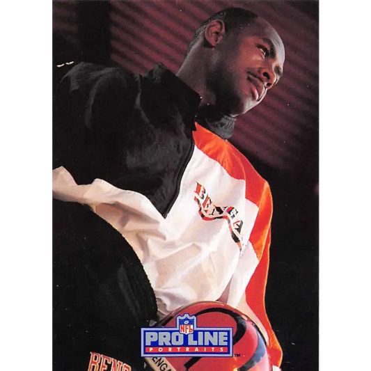 1991 Pro Line Portraits #4 James Brooks EX-NM Cincinnati Bengals Football Card - Football Card Single