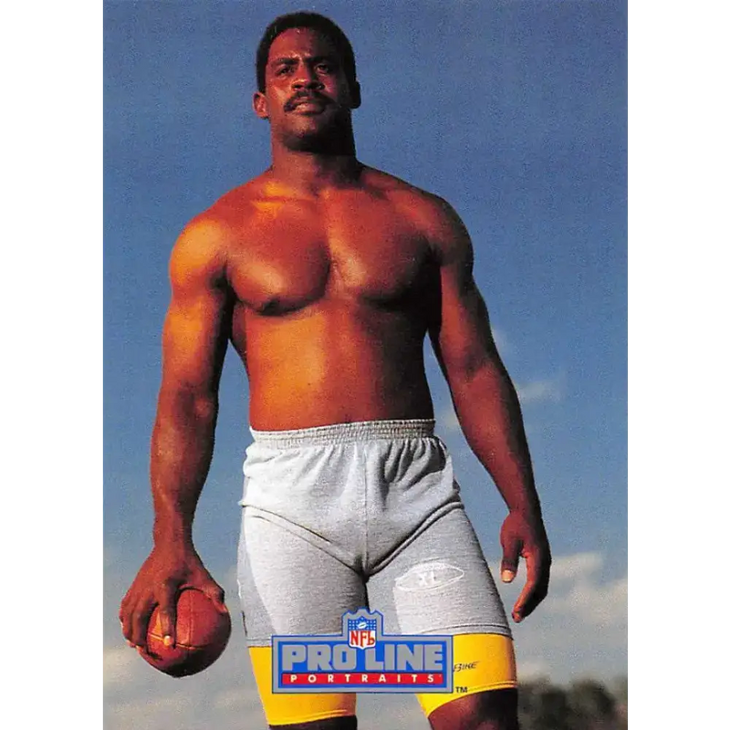 1991 Pro Line Portraits #42 Cleveland Gary EX-NM Los Angeles Rams Football Card - Football Card Single
