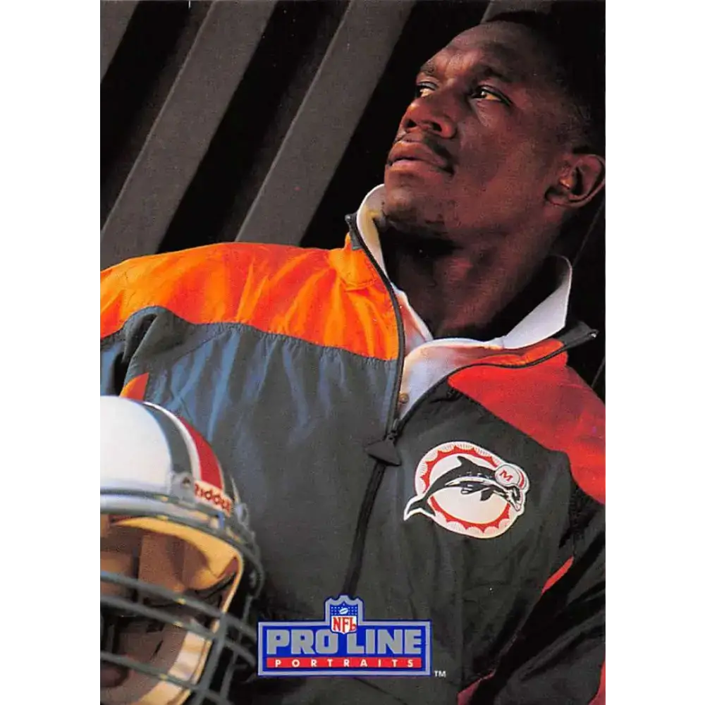 1991 Pro Line Portraits #43 Ferrell Edmunds EX-NM Miami Dolphins Football Card - Football Card Single