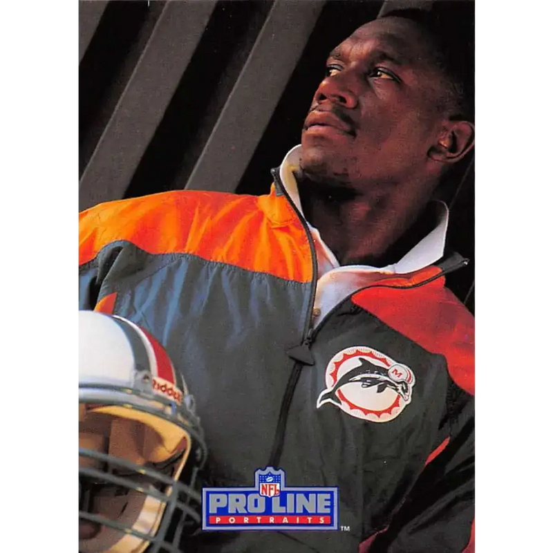 1991 Pro Line Portraits #43 Ferrell Edmunds EX-NM Miami Dolphins Football Card - Football Card Single