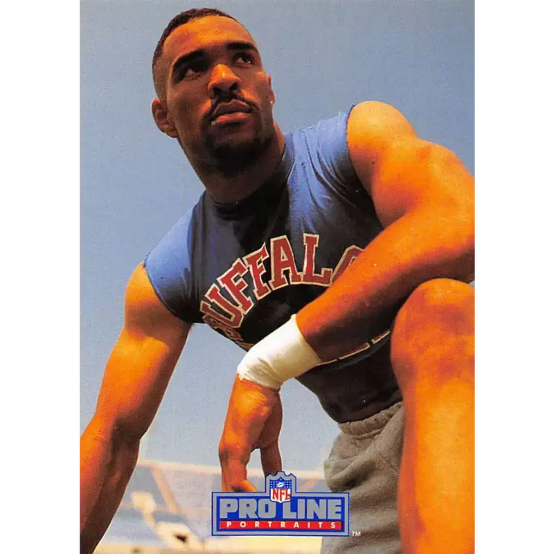 1991 Pro Line Portraits #46 Henry Jones EX-NM RC Rookie Buffalo Bills Football Card - Football Card Single