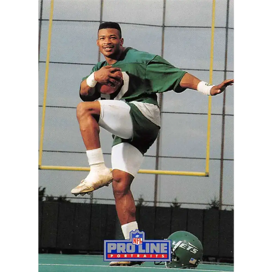 1991 Pro Line Portraits #47 Blair Thomas EX-NM New York Jets Football Card - Football Card Single