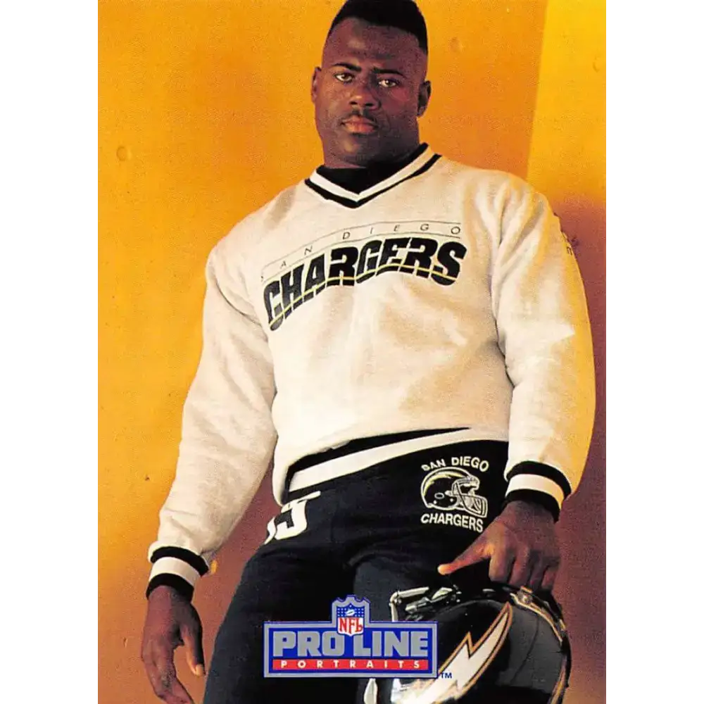 1991 Pro Line Portraits #51 Marion Butts EX-NM San Diego Chargers Football Card - Football Card Single