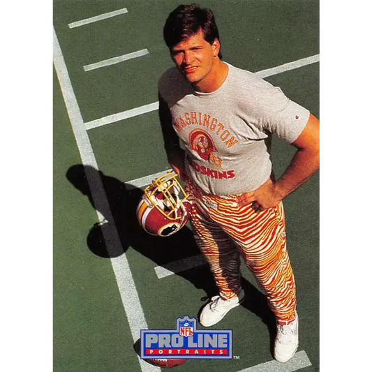 1991 Pro Line Portraits #55 Jim Lachey EX-NM Washington Redskins Football Card - Football Card Single