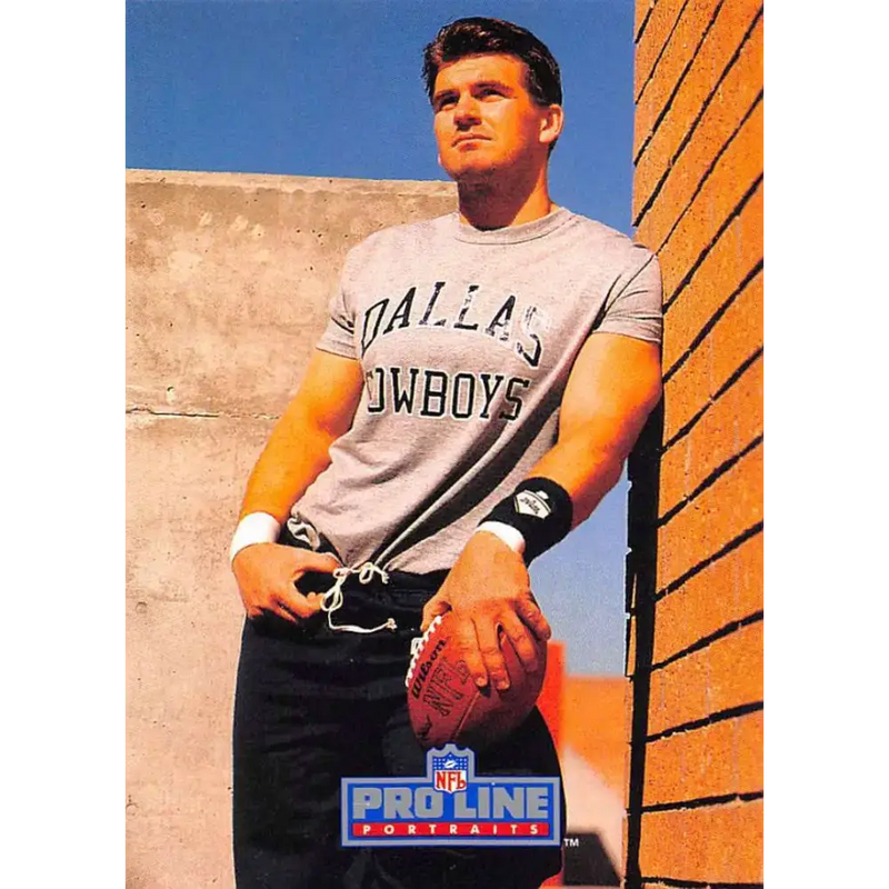 1991 Pro Line Portraits #6 Robert Awalt EX-NM Dallas Cowboys Football Card - Football Card Single