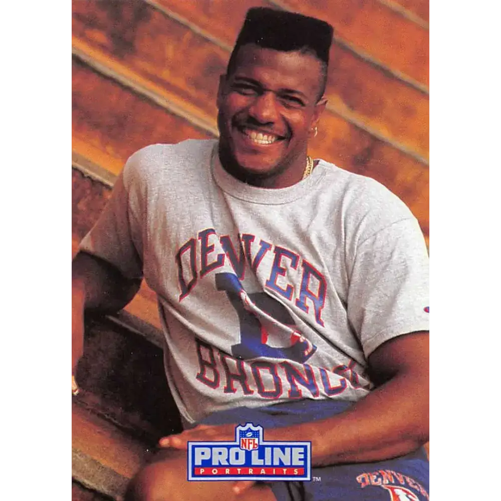 1991 Pro Line Portraits #64 Bobby Humphrey EX-NM Denver Broncos Football Card - Football Card Single