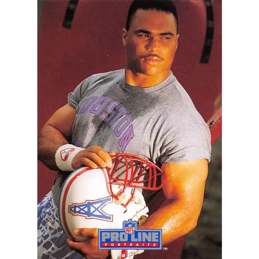1991 Pro Line Portraits #67 Al Smith EX-NM Houston Oilers Football Card - Football Card Single