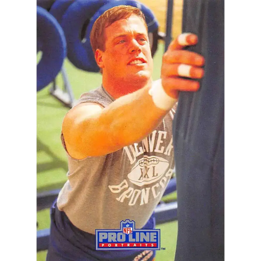 1991 Pro Line Portraits #7 Greg Kragen EX-NM Denver Broncos Football Card - Football Card Single