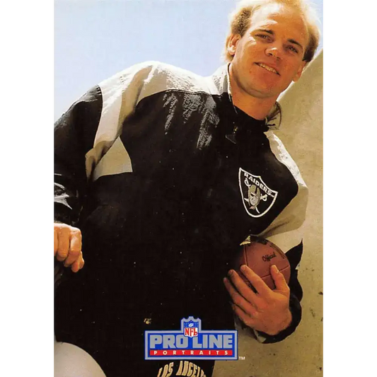 1991 Pro Line Portraits #70 Jay Schroeder EX-NM Los Angeles Raiders Football Card - Football Card Single