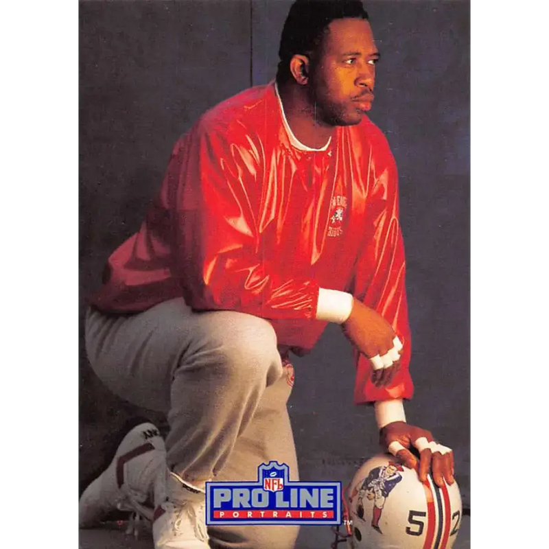 1991 Pro Line Portraits #74 Johnny Rembert EX-NM New England Patriots Football Card - Football Card Single