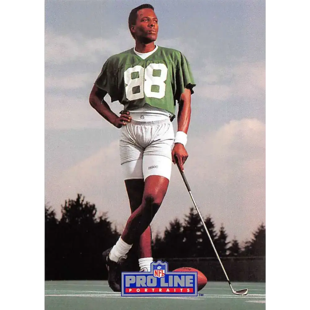 1991 Pro Line Portraits #76 Al Toon EX-NM New York Jets Football Card - Football Card Single