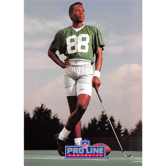 1991 Pro Line Portraits #76 Al Toon EX-NM New York Jets Football Card - Football Card Single