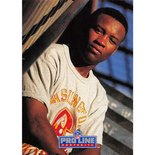 1991 Pro Line Portraits #84 Ricky Sanders EX-NM Washington Redskins Football Card - Football Card Single