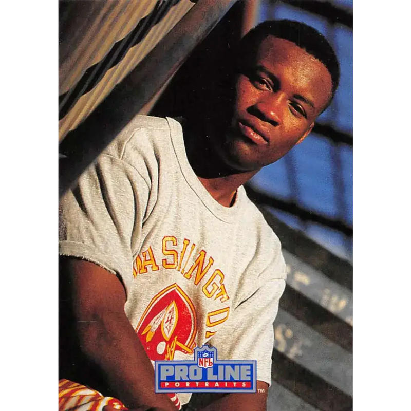 1991 Pro Line Portraits #84 Ricky Sanders EX-NM Washington Redskins Football Card - Football Card Single