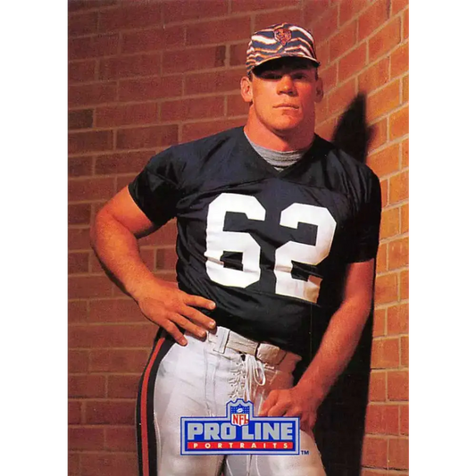 1991 Pro Line Portraits #90 Mark Bortz EX-NM Chicago Bears Football Card - Football Card Single