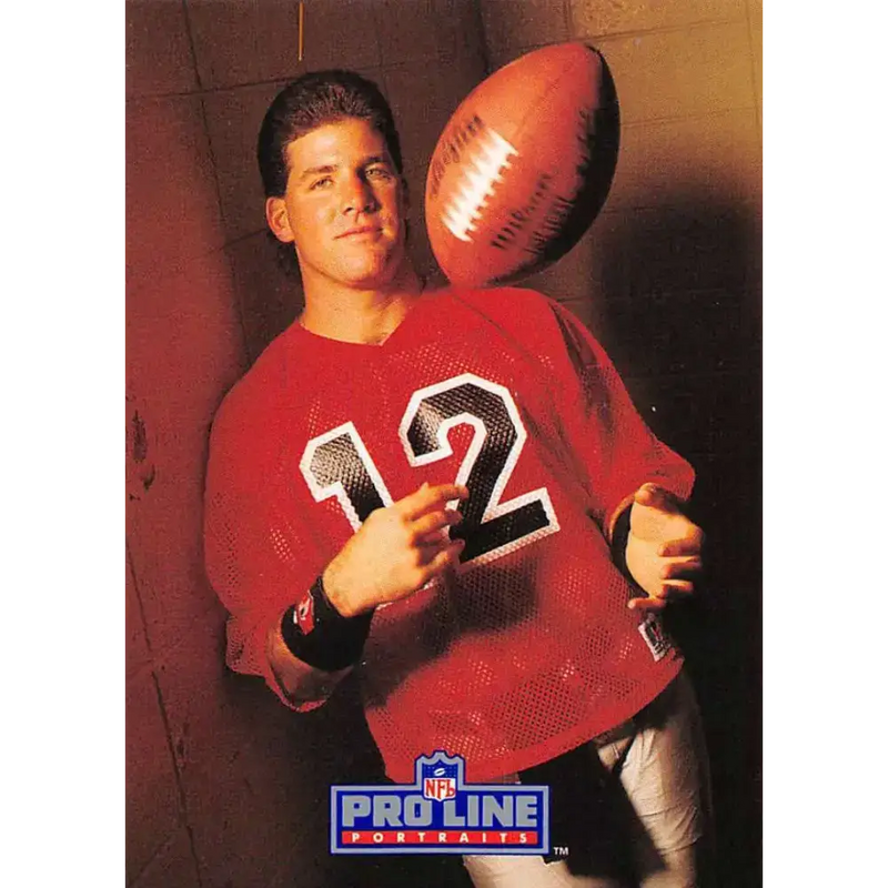 1991 Pro Line Portraits #95 Chris Miller EX-NM Atlanta Falcons Football Card - Football Card Single