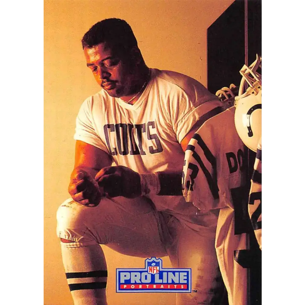 1991 Pro Line Portraits #98 Ray Donaldson EX-NM Indianapolis Colts Football Card - Football Card Single