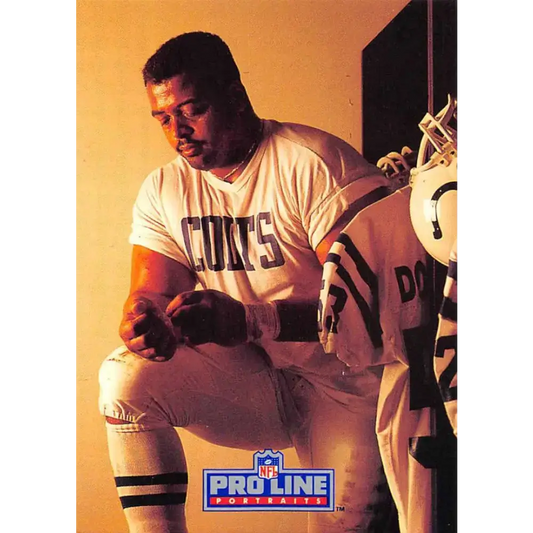 1991 Pro Line Portraits #98 Ray Donaldson EX-NM Indianapolis Colts Football Card - Football Card Single