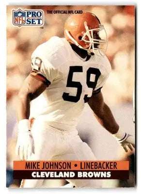 1991 Pro Set #120 Mike Johnson - Football Card Single