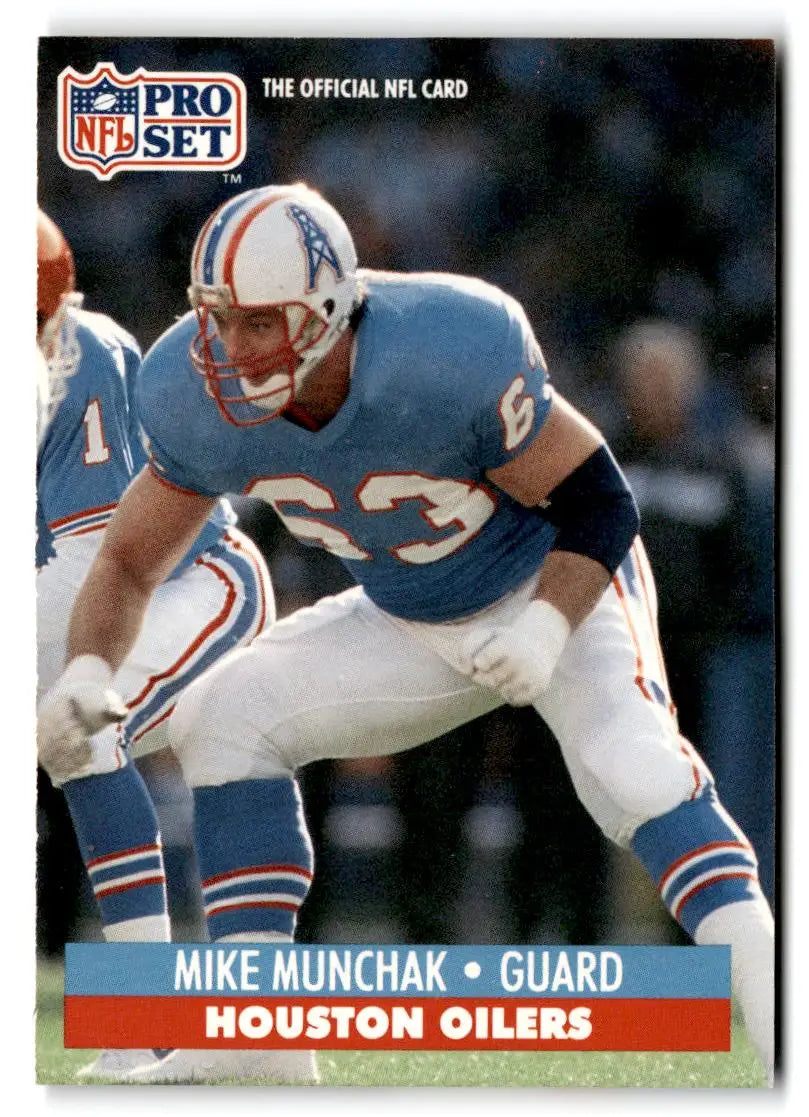 1991 Pro Set #168 Mike Munchak - Football Card Single