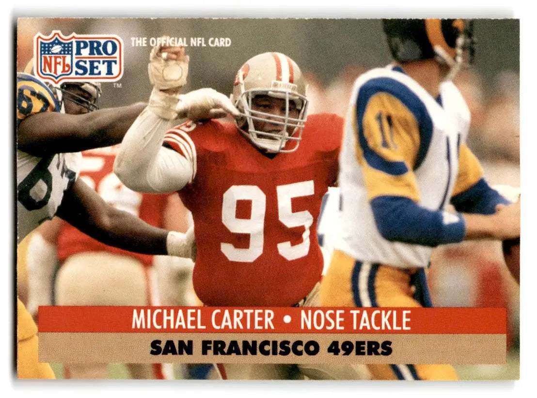 1991 Pro Set #290 Michael Carter - Football Card Single
