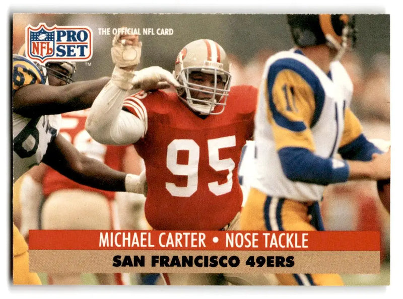 1991 Pro Set #290 Michael Carter - Football Card Single