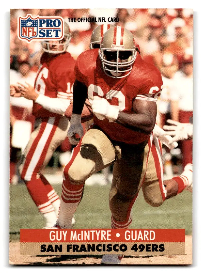 1991 Pro Set #293 Guy McIntyre - Football Card Single