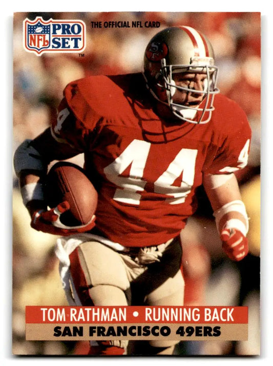 1991 Pro Set #294 Tom Rathman - Football Card Single