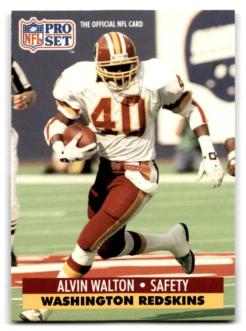 1991 Pro Set #323 Alvin Walton - Football Card Single