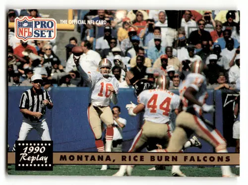 1991 Pro Set #329 Joe Montana/Jerry Rice EX/NM 49ers ID:61270 - Football Card Single