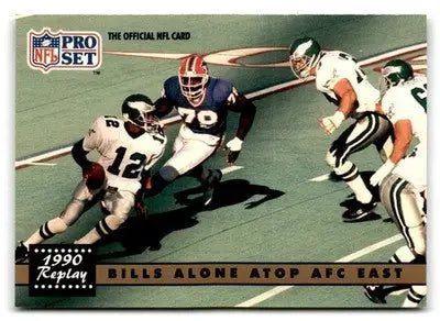 1991 Pro Set #334b Bills Alone Atop AFC East - Football Card Single