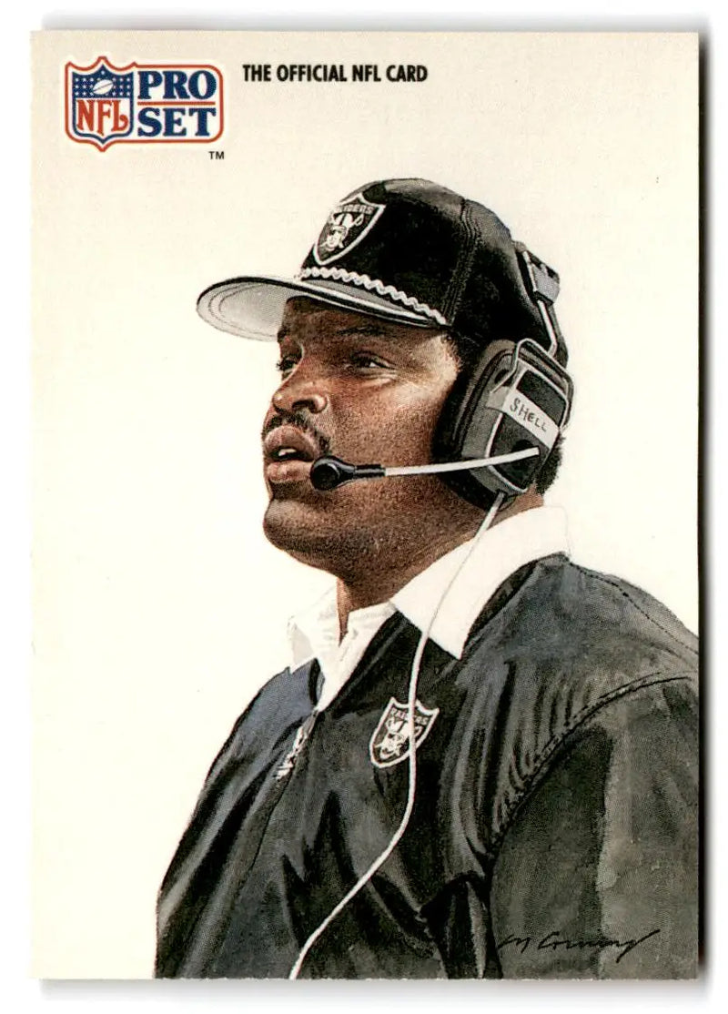 1991 Pro Set #432 Art Shell - Football Card Single