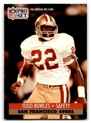 1991 Pro Set #649 Todd Bowles - Football Card Single
