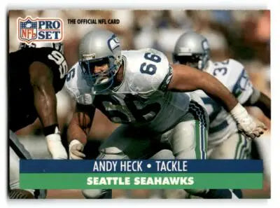 1991 Pro Set #663 Andy Heck - Football Card Single
