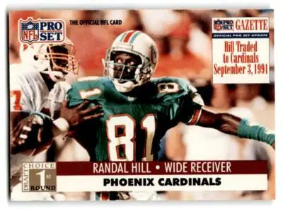 1991 Pro Set #752 Randal Hill - Football Card Single
