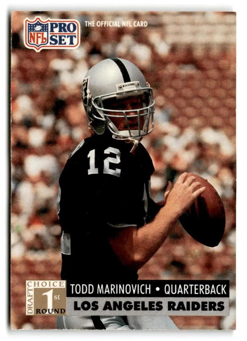 1991 Pro Set #753 Todd Marinovich - Football Card Single