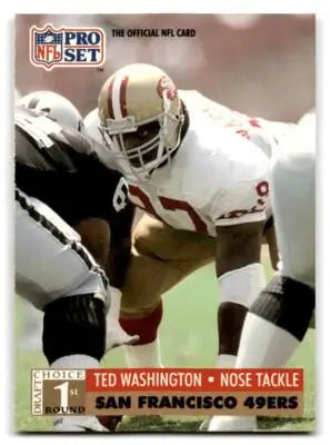 1991 Pro Set #754 Ted Washington - Football Card Single
