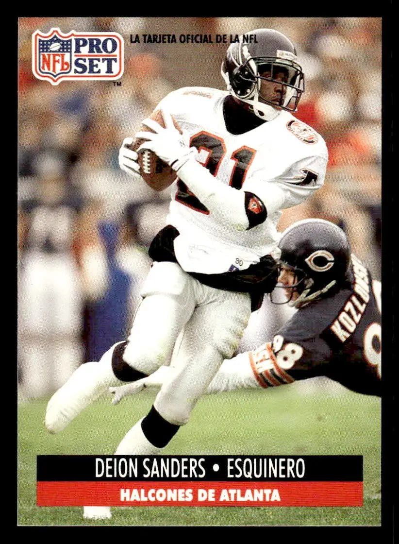 1991 Pro Set #98 Deion Sanders - Football Card Single