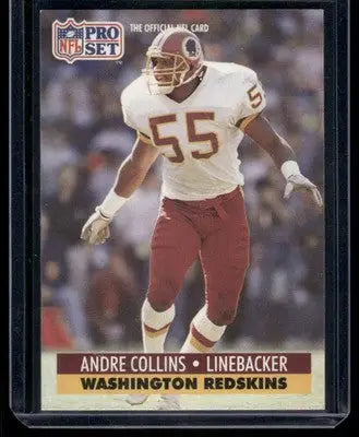 1991 Pro Set Andre Collins #318 Football - Football Card Single