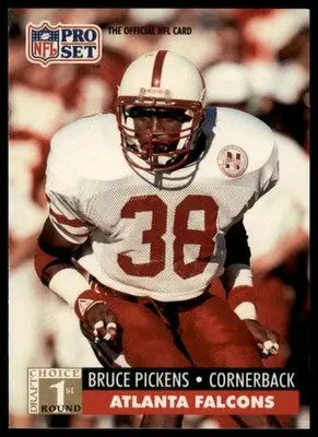 1991 Pro Set Bruce Pickens RC 732 Atlanta Falcons