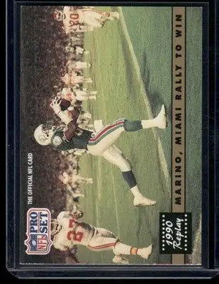1991 Pro Set Dan Marino #340 Football - Football Card Single