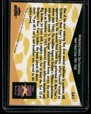1991 Pro Set Historic Concerts #247 - Other