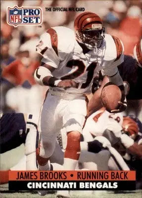 1991 Pro Set James Brooks 110 Cincinnati Bengals