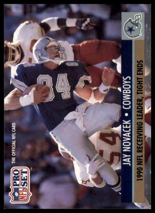 1991 Pro Set Jay Novacek 12 Dallas Cowboys NM - Football Card Single