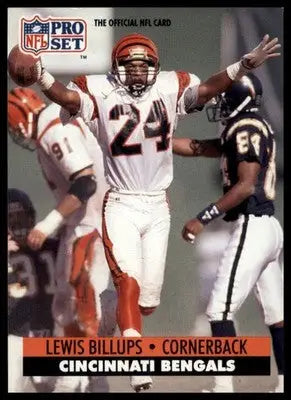 1991 Pro Set Lewis Billups 109 Cincinnati Bengals