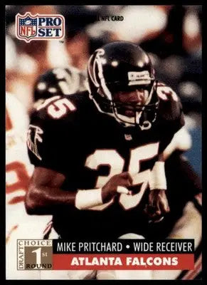 1991 Pro Set Mike Pritchard RC 742 Atlanta Falcons